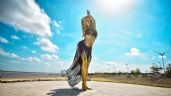 Ciudad natal de Shakira devela una estatua gigante de la estrella colombiana