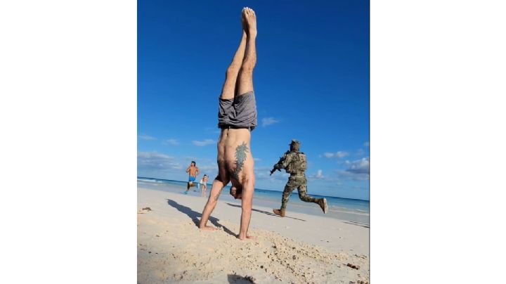 Profesor de Yoga graba persecución de marinos en Tulum (Video)
