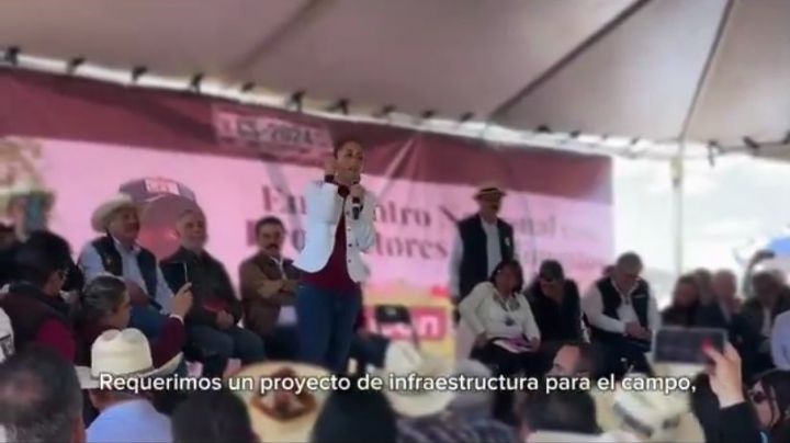 Entre reclamos de productores, Sheinbaum se compromete a mejorar el campo en Atotonilco El Alto