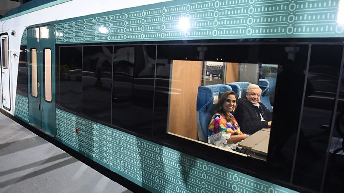 AMLO inauguró el segundo tramo del Tren Maya, de Cancún a Palenque