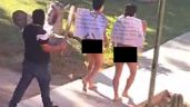 Encapuchados desnudan y golpean a dos vendedores de vapeadores en Guasave (Video)