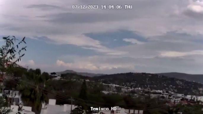 Así se escuchó en Morelos el estruendo por el temblor (Video)