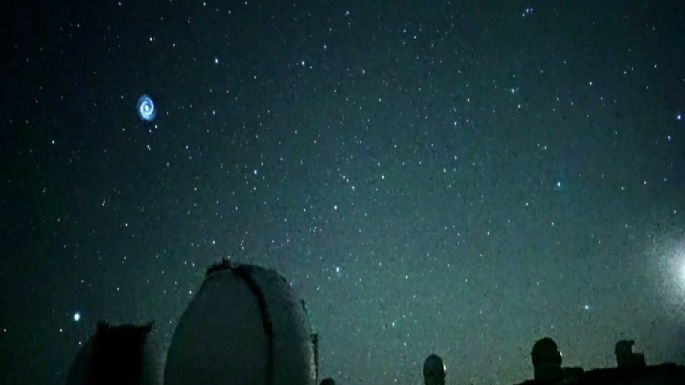 Space X explica misteriosa espiral azul sobre Hawái