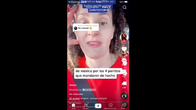 Se viraliza clip de mujer argentina que critica los binomios caninos mexicanos en Turquía
