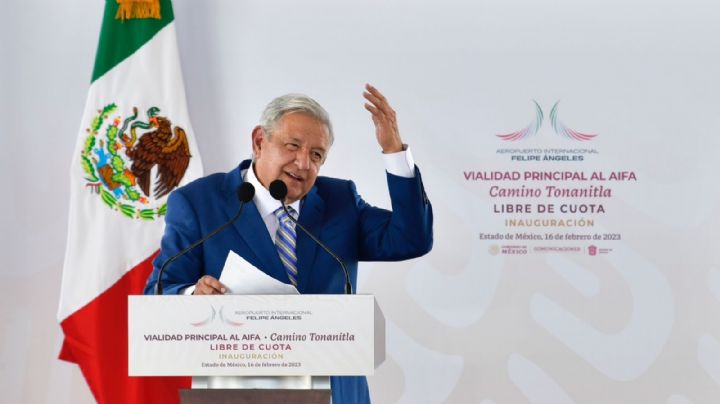 AMLO inaugura vialidad principal al AIFA: serán 50 minutos al centro de la CDMX