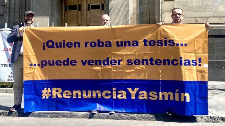 Álvarez Icaza, Gustavo Madero y Germán Martínez exigen en la Corte la renuncia de Yasmín Esquivel