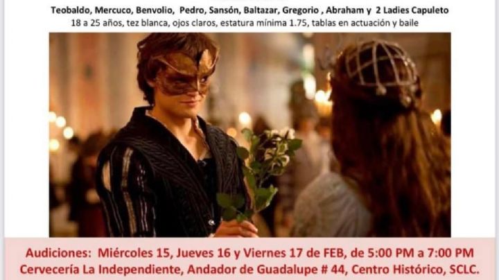 Productor teatral busca actores de tez blanca y ojos claros en San Cristóbal de las Casas