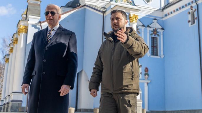 Ucrania ensalza la visita de Biden como "señal inequívoca" para la unión contra Rusia