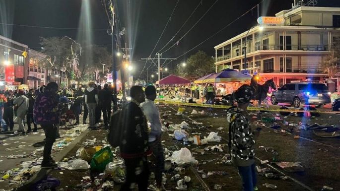 Cinco baleados en un desfile de Nueva Orleans