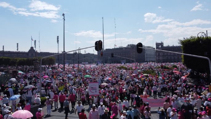 Gobierno de CDMX reporta 90 mil personas en protesta a favor del INE; organizadores más de 500 mil