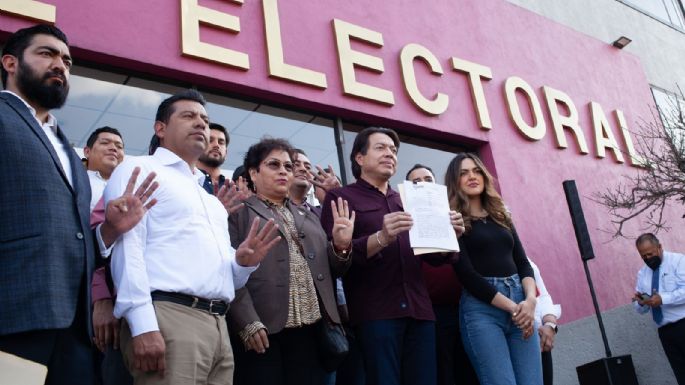 Delgado formaliza petición ante el INE para cancelar registro al PAN por caso García Luna
