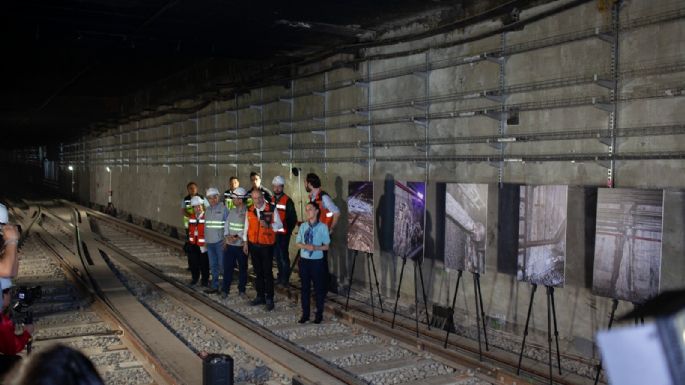 Sheinbaum entrega obra civil de primer tramo de Línea 1 del Metro; hasta mayo abrirá a los usuarios