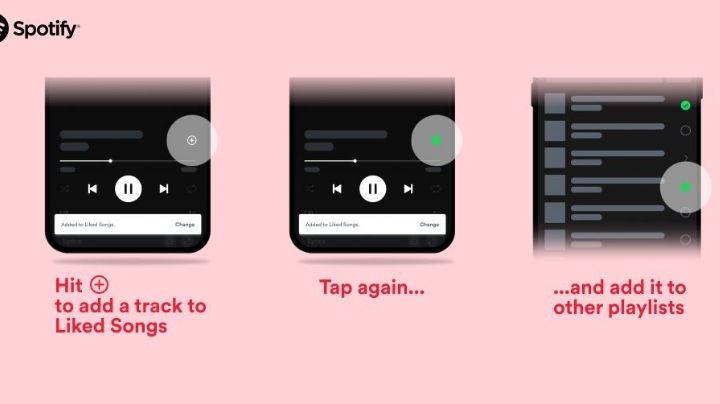 Spotify sustituye el botón de 'Me gusta' por un 'Más' para guardar canciones y crear playlists