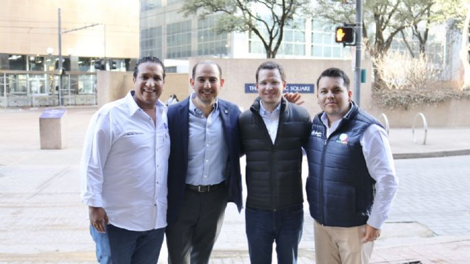 Ricardo Anaya reaparece en evento del PAN junto a Marko Cortés en EU