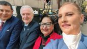 Beatriz Gutiérrez Müller publica "selfie republicana" con la ministra Norma Piña y Santiago Creel