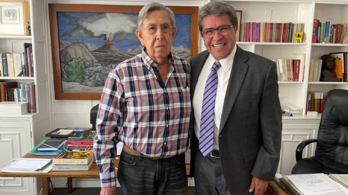 "La República nos necesita": así presumió Monreal su encuentro con Cuauhtémoc Cárdenas