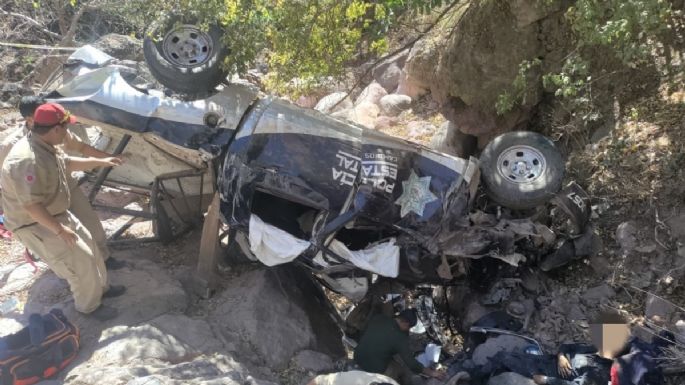 Policías y funcionarios de la Secretaría del Bienestar caen a un barranco en Nayarit