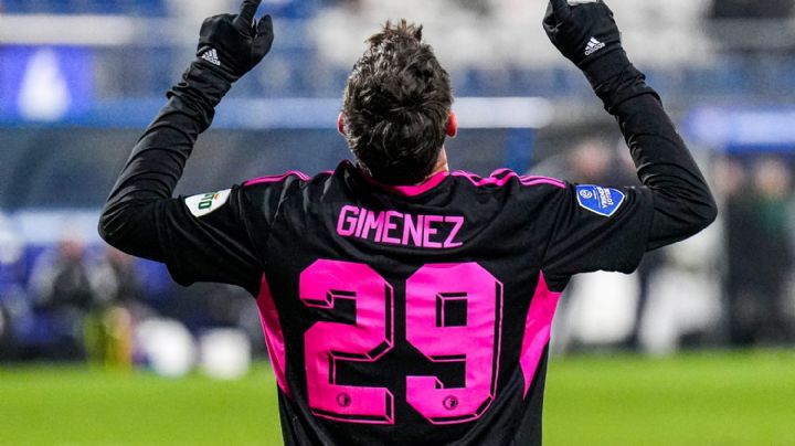 Así fue el gol de Santiago Giménez que dio el pase al Feyenoord a semifinales de la Copa (Video)