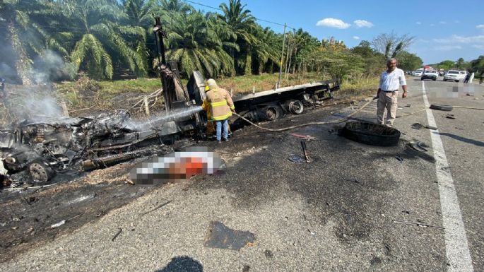 Choque en carretera de Palenque, Chiapas, dejó saldo de siete muertos y siete heridos