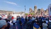 Electricistas del SME realizan marcha para exigir que se encarcele a Felipe Calderón