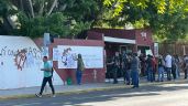 Estudiantes del CBTIS 19 de Colima marchan y protestan por acoso sexual de maestros