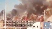 Por incendio en pastizal, evacuan la planta de General Motors en SLP (Video)