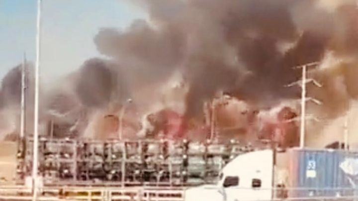 Por incendio en pastizal, evacuan la planta de General Motors en SLP (Video)