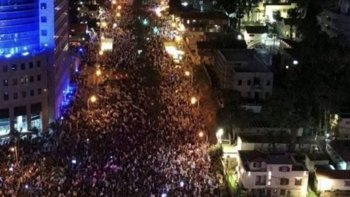 Israel enfrenta 10 semanas de protestas masivas en contra de la reforma judicial