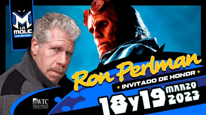 Tenoch Huerta tiene éxito en La Mole 2023; este sábado está Ron Perlman "Hellboy" (Video)