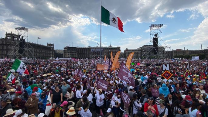 AMLO reúne a 500 mil personas en el Zócalo capitalino, reporta la SSC (Video)