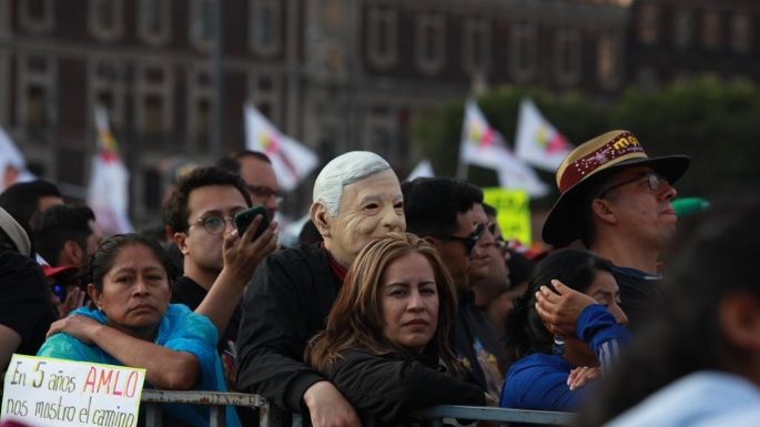 La concentración por el 85 Aniversario de la Expropiación Petrolera en imágenes