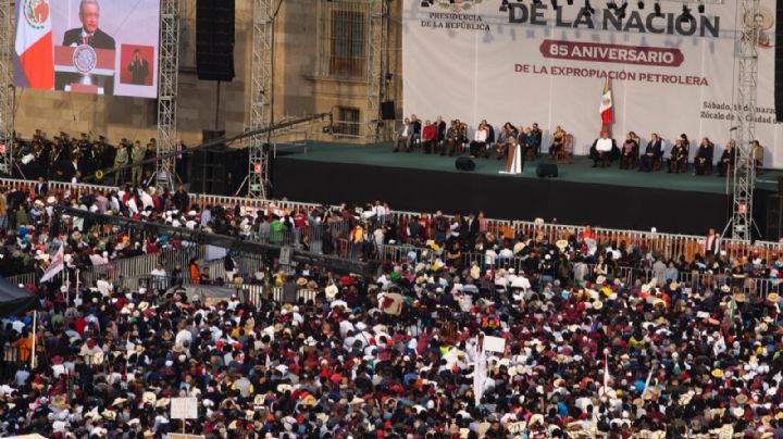 La plana mayor de la 4T, en primera fila durante la concentración de AMLO en el zócalo