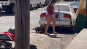 La Profepa asegura un jaguar negro que era paseado por calles de Tepatitlán (Video)