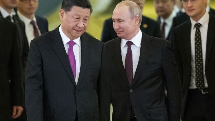 Presidente de China, Xi Jinping, aterriza en Moscú para reunirse con Vladimir Putin