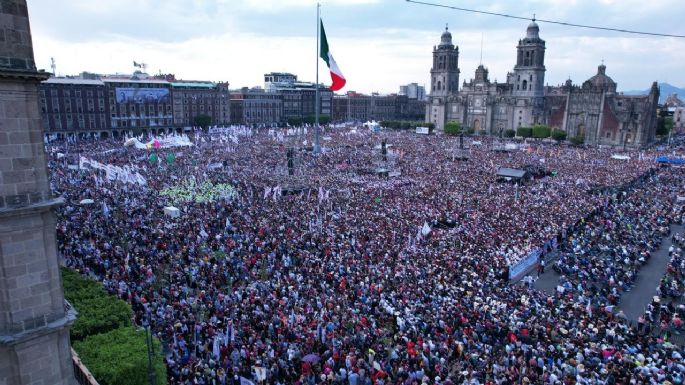 Asistieron 500 mil al mitin de AMLO; fue una concentración de las más grandes: Sheinbaum