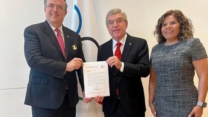 Ebrard entregó la carta de intención para que México sea sede de los Juegos Olímpicos en 2036 o 2040