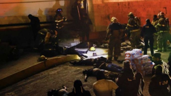 Migrantes en Ciudad Juárez prendieron fuego a colchones tras enterarse que serían deportados: AMLO