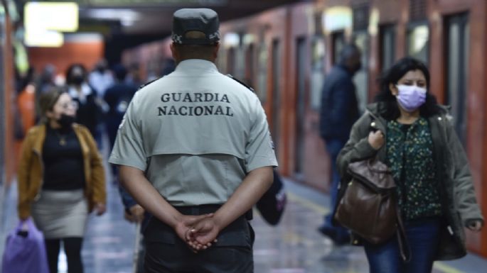 Sheinbaum anuncia retiro gradual de la Guardia Nacional en el Metro