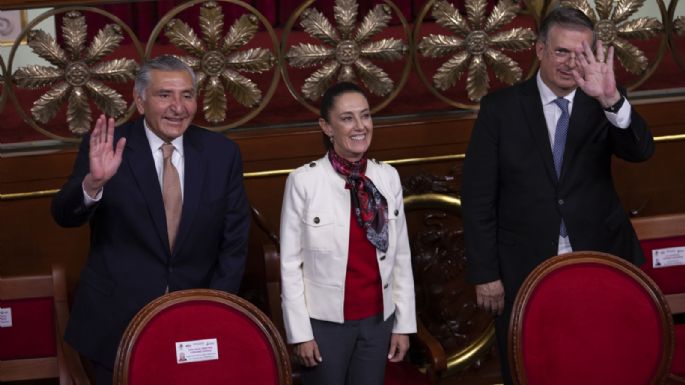 Sheinbaum evita entrar a la polémica entre Ebrard y Adán Augusto López por tragedia migrante