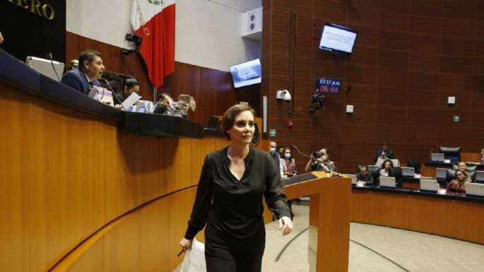 "Es usted un bully": encontronazo entre Lilly Téllez y Armando Armenta en el pleno del Senado (Video)