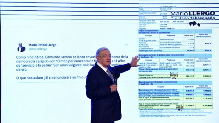 Edmundo Jacobo se llevará más de 10 millones de pesos al irse del INE: AMLO