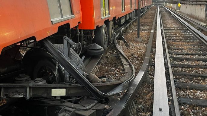 Vagón del Metro se descarriló en terminal Indios Verdes; provoca retrasos en Línea 3