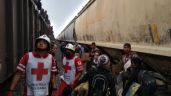 Cruz Roja atiende a 900 migrantes en estación del tren en Aguascalientes