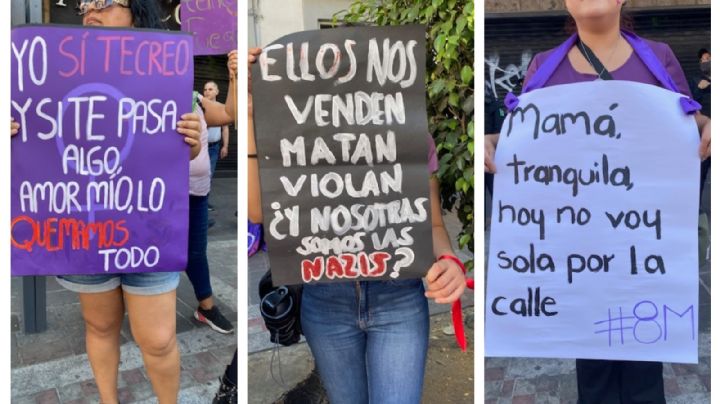 "Así como proteges monumentos, protege a tus mujeres": Miles protestan en la marcha #8M en Jalisco