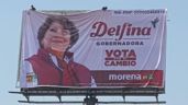 PRI denunciará a Morena por aparición de espectaculares de Delfina Gómez antes del inicio de campaña