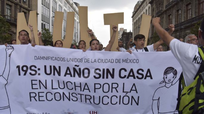 Damnificados del 19S denuncian caos en el Invi para la reconstrucción de sus edificios