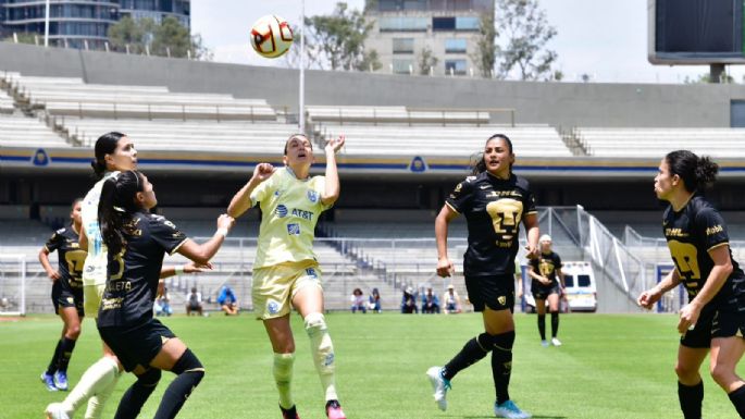 América empata 1-1 con Pumas en el estadio Olímpico Universitario