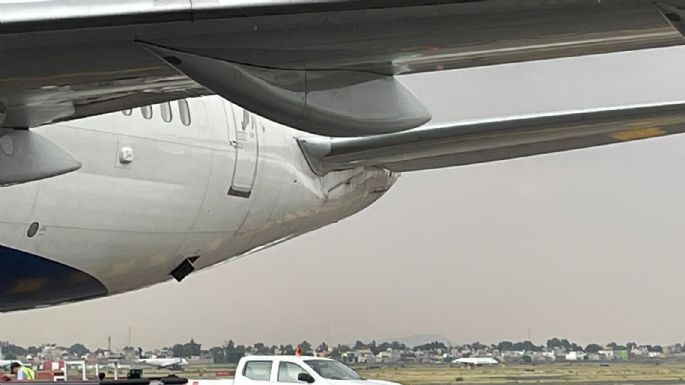 Chocan dos aeronaves en zona de rodaje del AICM; no hay lesionados