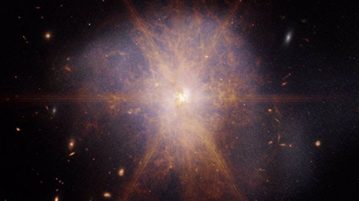 Webb captura esta espectacular fusión galáctica 