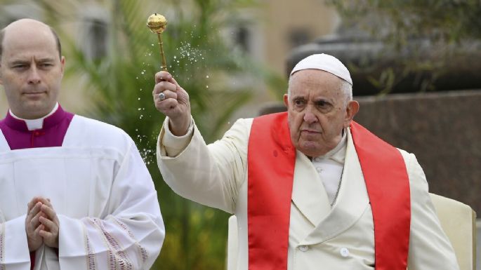 Tras alta de hospitalización, el Papa Francisco oficia la misa del Domingo de Ramos